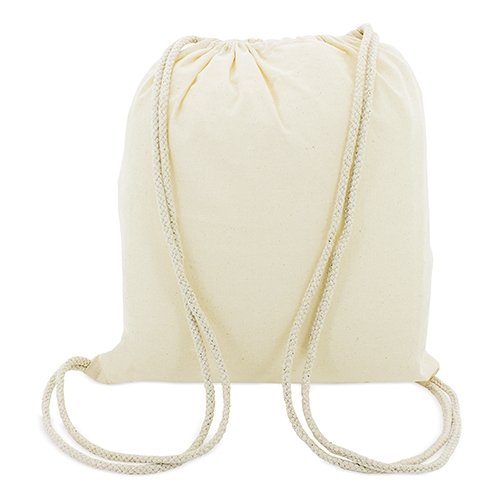 10 x Bolsa Mochila Algodón Natural Con Cordones Tamaño 39 x 35 Centimetros