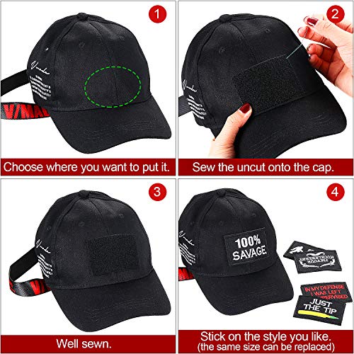 20 Piezas de Parche de Bordado de Moral Táctica Parche Militar Divertido Apliques de Bordado para Gorros Bolsas Chalecos Uniformes Militares