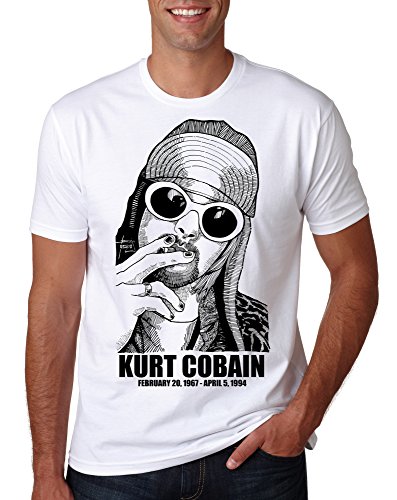 2020 Cobain Kurt Nirvana T Shirt Utero Mens Nevermind Smiley Face Womens Child Band Rock - M