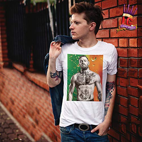 2020 tee Mcgregor T Shirt UFC MMA Top Conor Khabib Mens Nurmagomedov Notorious tee Kids Wrestling Sambo Boxing Gift Gym Men Championship - L
