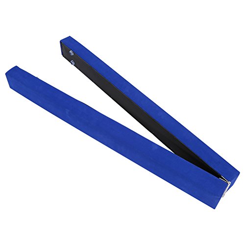 220 cm / 7.2 pies Equilibrio Beam de Entrenamiento de Gimnasia,Balance Beam de Gamuza Sintética Plegable, Ejercicio de Entrenamiento Deportes en Casa o Gimnasia (Azul)