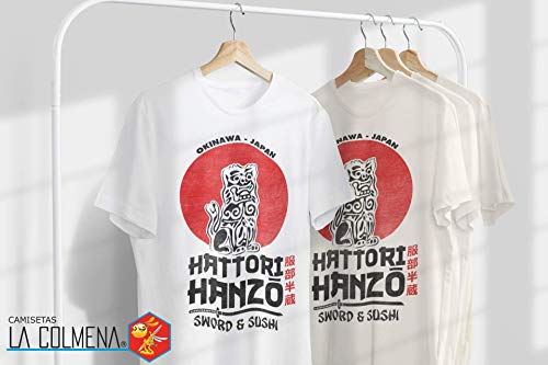 2242-Camiseta Premium, Hattori Hanzo (Melonseta) Blanco M