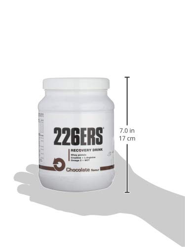 226ERS Recovery Drink, Recuperador Muscular con Proteína, Creatina, Hidratos de Carbono, Triglicéridos y L-Arginina, Chocolate - 500 gr