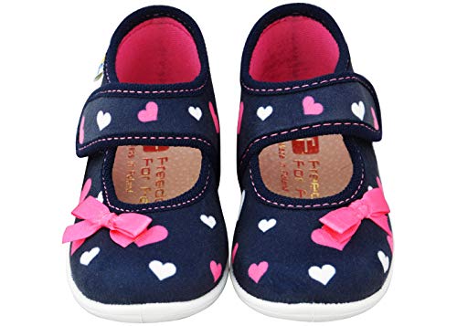 3f freedom for feet Botas para Ninas Zapatillas Estar por casa per Nina Zapatos Bebe Niña 19 20 21 22 23 24 25 (23, Corazones)