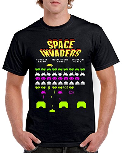 4188-Camiseta Premium, Space Invaders-M