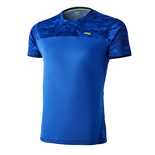 42K Running - Camiseta técnica 42K MIMET Hombre Electric Blue Camouflage M