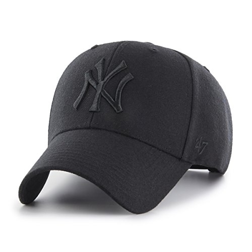 '47 New York Yankees Gorra, (All Black), (Talla del Fabricante: Talla única) Unisex Adulto