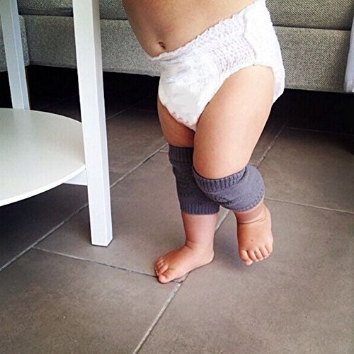 5 pares de rodilleras ajustables elásticas para bebés de 6 a 24 meses