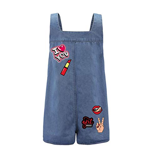 (5 Sets) Niños de hierro en parches, MWOOT Unicornio Dibujos animados Amor Beso Viaje de verano Pegatinas de transferencia de calor para ropa, camisetas, jeans, A-Level Lavable Brithday Party apliques