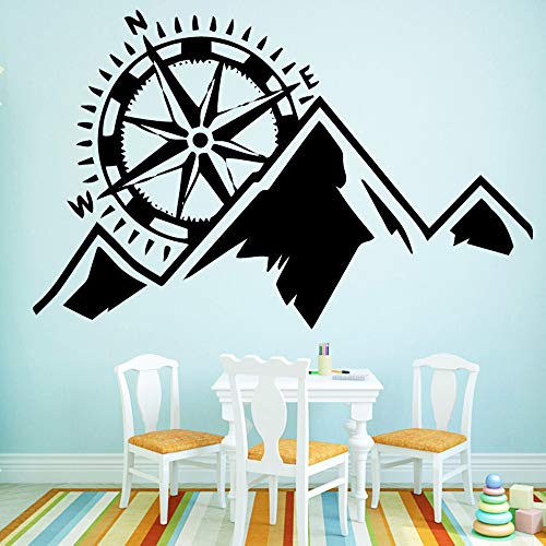 58 * 90cm venta caliente brujula navegacion Casa Decor wall sticker wallpaper para niños habitaciones DIY accesorios de la decoracion del hogar