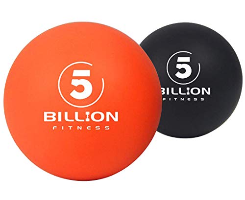 5BILLION Masaje Bolas Massage Ball - Movilidad Bolas, Bolas de Lacrosse para la Terapia Física -Herramienta de Masaje de Alta Densidad para Tejidos Profundos, Liberación Miofascial, Relajación Muscul