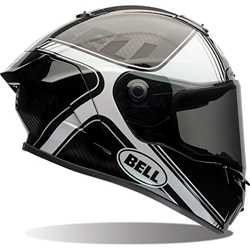 7069644 - Bell Race Star Tracer Motorcycle Helmet XS Black White