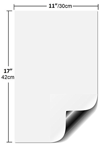 A3 Pizarra Magnética Tablero Blanco de MZMing-Refrigerador Pizarra Magnética de Cocina Lista de Compras Adecuado para Niños Adultos Fácil de Escribir Escobillas Magnéticas Fuertes-Tablón de Anuncios