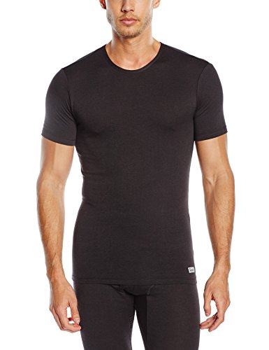 Abanderado Termal Termaltech Camiseta térmica, Negro (Negro 002), Large (Tamaño del Fabricante:52) para Hombre