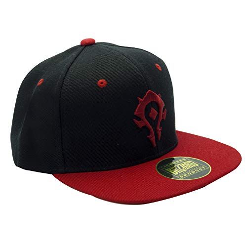 ABYstyle - World of Warcraft - Gorra Snapback - Horda - Negro y Rojo