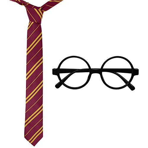 Accesorios de Halloween novedosas gafas y corbata, ideales como regalo de Navidad