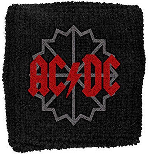 AC/DC – Muñequeras Black Ice Logo