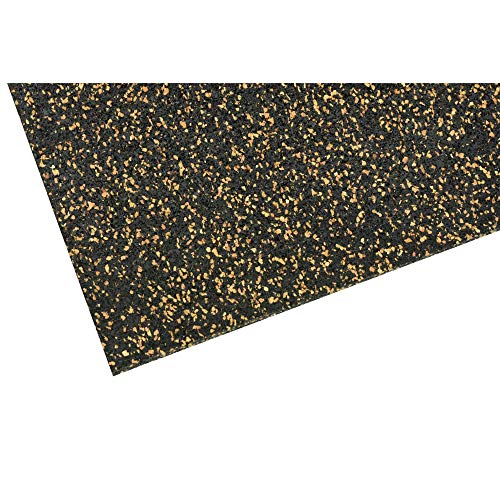 acerto 40456 Colchoneta para aparatos de Fitness Mayor Estabilidad * Protección Robusta del Suelo * Colchoneta para aparatos de Fitness 150x105cm I Espesor = 3mm I Mayor Estabilidad