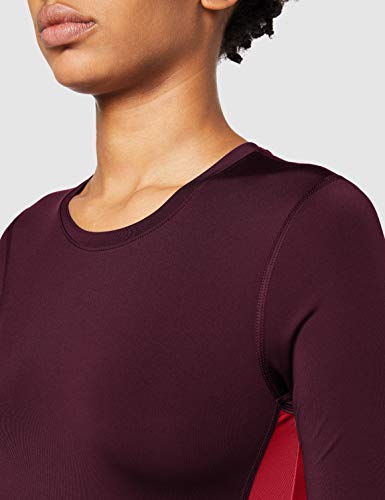 Activewear Camiseta Técnica Manga Larga para Mujer , Morado (Potent Purple/garnet), 40 (Talla del Fabricante: Medium)