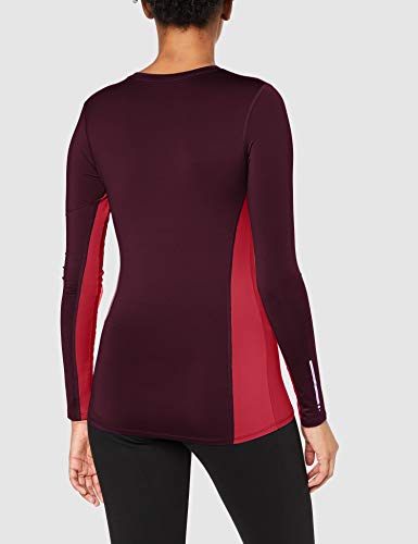 Activewear Camiseta Técnica Manga Larga para Mujer , Morado (Potent Purple/garnet), 40 (Talla del Fabricante: Medium)