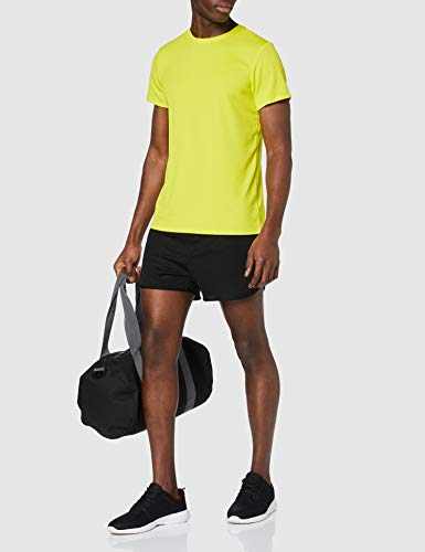 Activewear Camiseta Técnica para Hombre, Amarillo (Citrine), Large