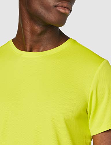 Activewear Camiseta Técnica para Hombre, Amarillo (Citrine), Large