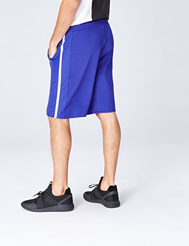 Activewear Pantalones Cortos Deportivos Hombre, Azul (Cobalt Blue), L