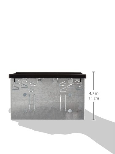 ACV - Marco de metal para radio de coche, 2DIN, 18.2 x 11.5 x 10.5 cm, Negro