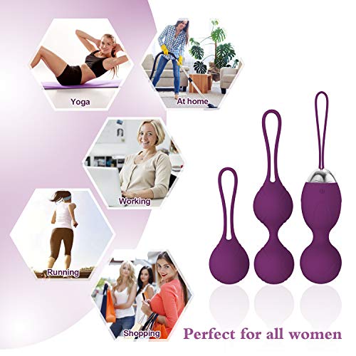 ACVIOO® Bolas Chinas Suelo Pelvico de la Salud Masajeador Kegel Ejercitador Kegel Bolas para Mujer