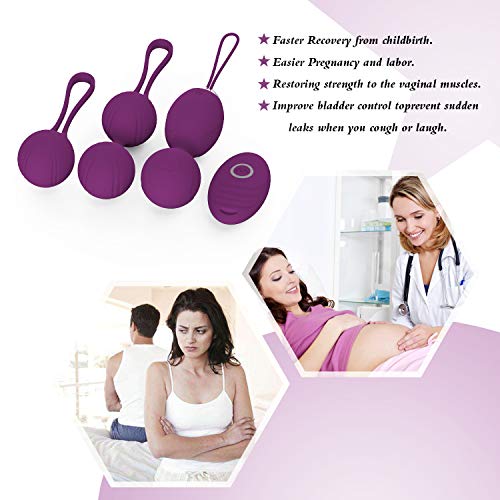 ACVIOO® Bolas Chinas Suelo Pelvico de la Salud Masajeador Kegel Ejercitador Kegel Bolas para Mujer