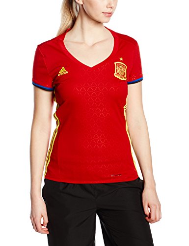adidas 1ª Equipación Federación Española de Fútbol 2016/2017 - Camiseta Oficial Mujer, Talla L