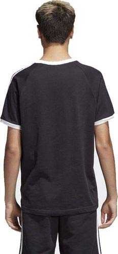 adidas 3-Stripes tee T-Shirt, Hombre, Black, L