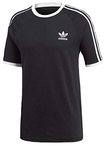adidas 3-Stripes tee T-Shirt, Hombre, Black, L