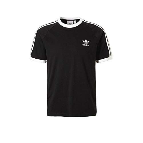 adidas 3-Stripes tee T-Shirt, Hombre, Black, L