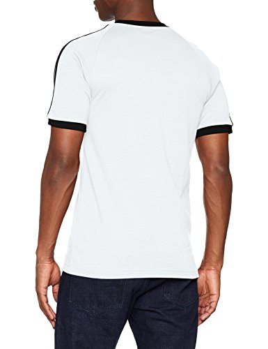 adidas 3-Stripes tee T-Shirt, Hombre, White, 2XL