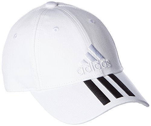 adidas 6P 3S Cap Cotto Gorra de Tenis, Hombre, Blanco (Blanco/Negro/Blanco), M