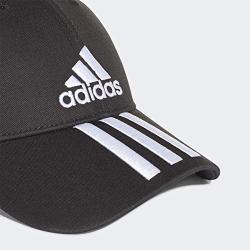 adidas 6p 3s Cap Cotto Gorra, Unisex Adulto, Black/White/White, OSFW