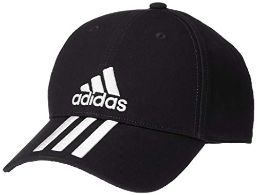 adidas 6p 3s Cap Cotto Gorra, Unisex Adulto, Black/White/White, OSFW