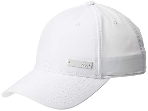 adidas 6P Ltwgt Met Gorra, Mujer, Blanco (White/Black), Talla única