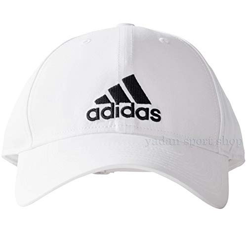 adidas 6Pcap Ltwgt Emb Gorra de Tenis, Hombre, Blanco (Blanco/Blanco/Negro), M