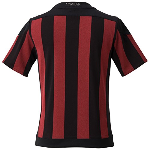 adidas AC Milan Home Camiseta, Hombre, Negro/Rojo/Blanco/Granito, 140