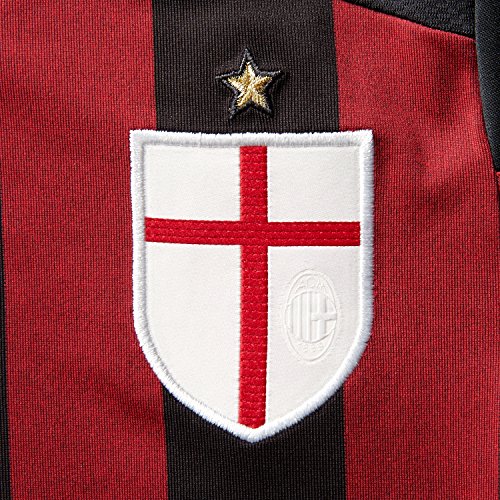 adidas AC Milan Home Camiseta, Hombre, Negro/Rojo/Blanco/Granito, 140