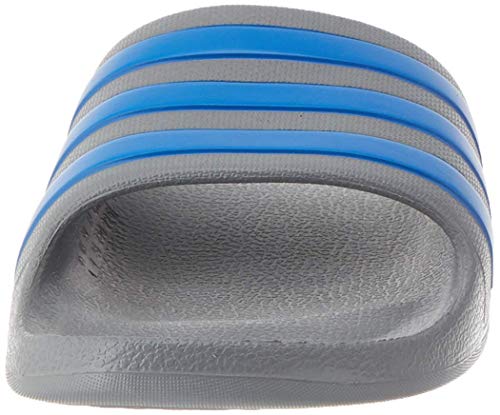 Adidas Adilette Aqua K, Chanclas Unisex niños, Gris (Grey Three F17/ True Blue), 37 EU