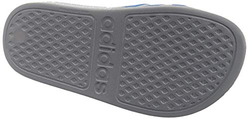 Adidas Adilette Aqua K, Chanclas Unisex niños, Gris (Grey Three F17/ True Blue), 37 EU