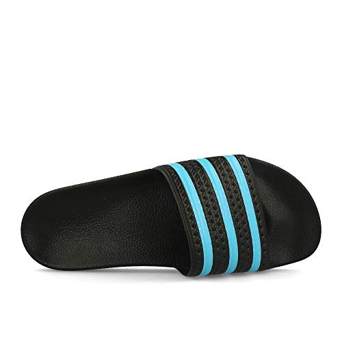 adidas Adilette, Chancletas para Hombre, Negro (Core Black/Blue Glow/Core Black), 42 EU