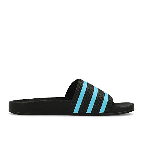 adidas Adilette, Chancletas para Hombre, Negro (Core Black/Blue Glow/Core Black), 42 EU