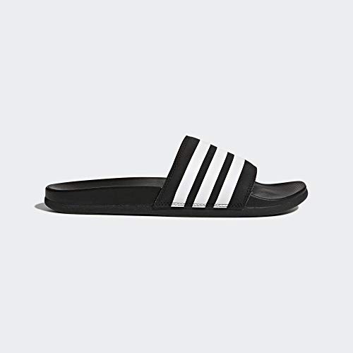 Adidas Adilette Comfort, Zapatos de Playa y Piscina para Hombre, Negro (Core Black/Footwear White/Core Black 0), 43 EU