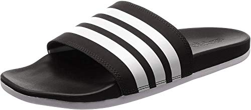Adidas Adilette Comfort, Zapatos de Playa y Piscina para Hombre, Negro (Core Black/Footwear White/Core Black 0), 43 EU