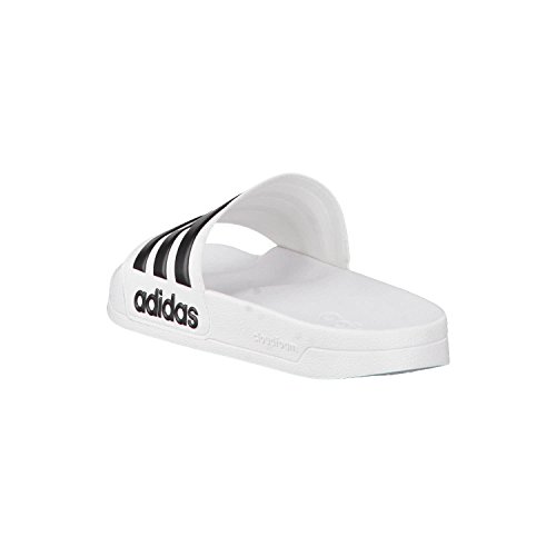 adidas Adilette Shower Chanclas Hombre, Blanco (Footwear White/Core Black/Footwear White 0), 46 EU (11 UK)