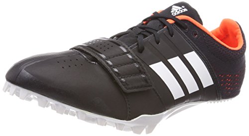 Adidas Adizero Accelerator, Zapatillas de Atletismo Unisex Adulto, Negro (Negbas/Ftwbla/Naranj 000), 44 2/3 EU